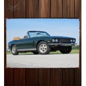 Металлическая табличка Jensen Interceptor Convertible (MkIII)